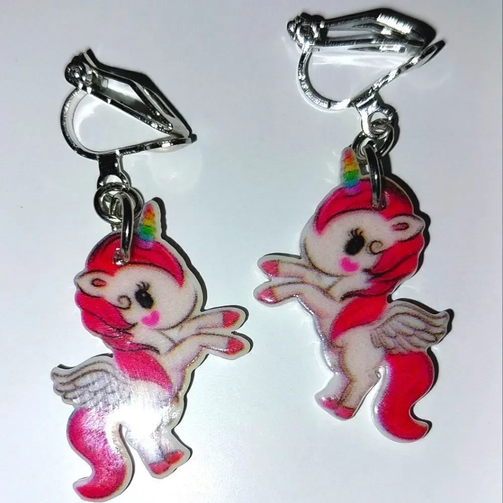 Super cute girls clip-on earrings - Picture 4 of 5